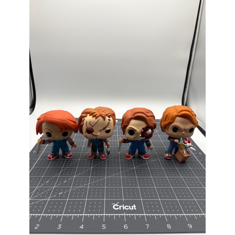 Funko Pop Chucky Child's‎ Play Horror Figure Lot of 4 Chucky Vinyl Figures